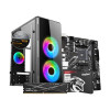 Budget PC Build AMD Ryzen 3 2200G Quad-Core Processor & GIGABYTE B450M K AMD AM4 Micro ATX Motherboard